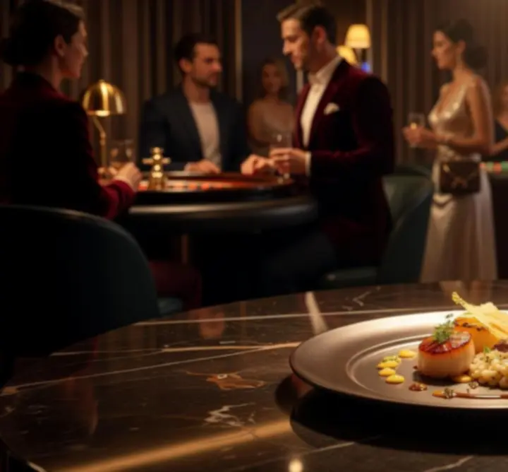 Elegancka sala restauracyjna Krago Vibe podczas wieczoru degustacyjnego